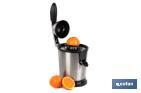 Electric juicer | Ribadeo Model | Power: 160W | Stainless steel | Non-electrical parts suitable for dishwasher - Cofan